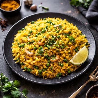 Turmeric yellow rice