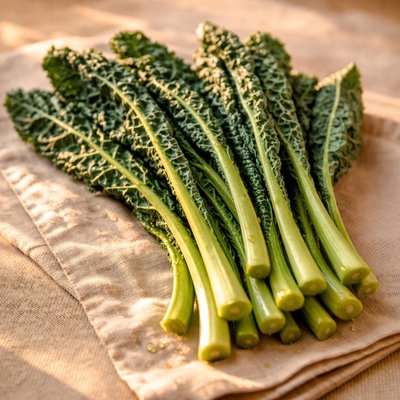 Tuscan kale stems
