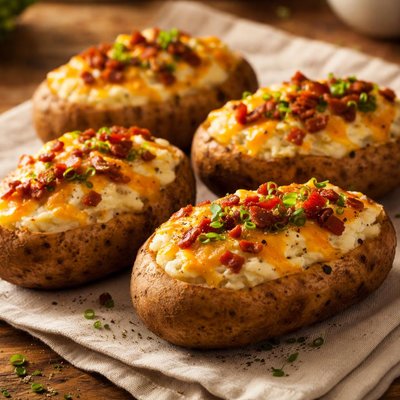 Twice baked potatoes
