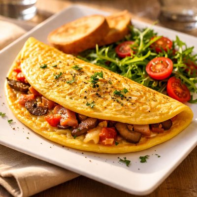 Two egg omelette