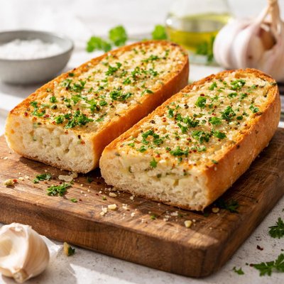 Two garlic bread