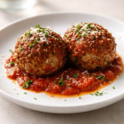 Two meatballs