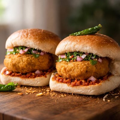 Two medium pavs