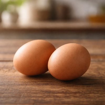 Two medium size egg