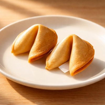 Two panda express fortune cookie