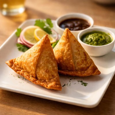Two samosa