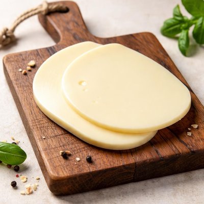 Two slices provolone