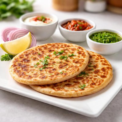 Two small paranthas