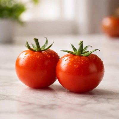 Two small tomatoes