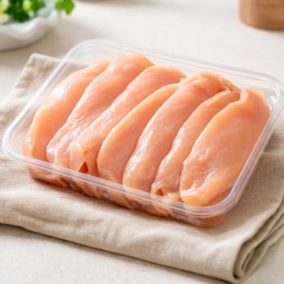 Pechuga de pollo deshuesada y sin piel Tyson todo natural en rebanadas finas