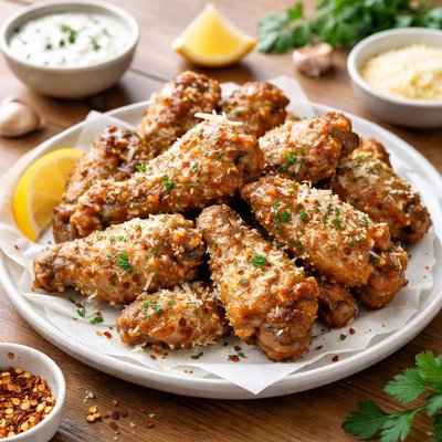 Tyson garlic parmsen wings