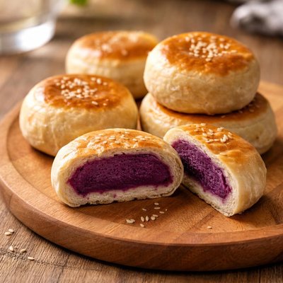 Ube hopia
