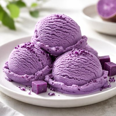 Ube ice cream