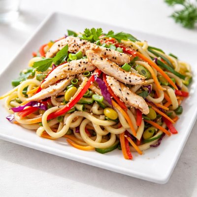 Udon noodle salad