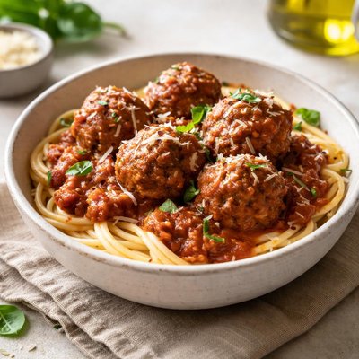 Ultimate bowl meatball marinara