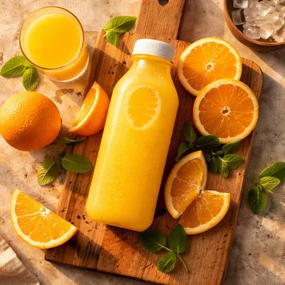 Uncle matt orange juice