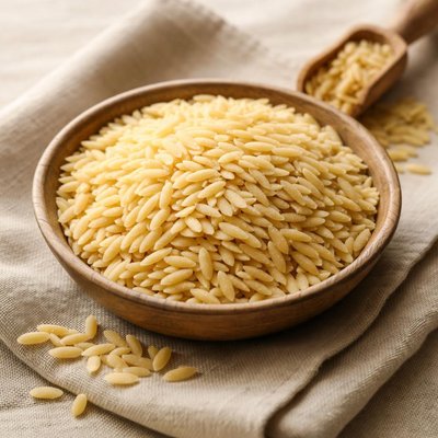 Uncooked orzo