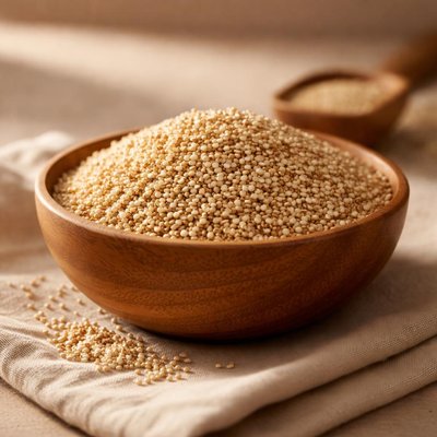 Uncooked quinoa