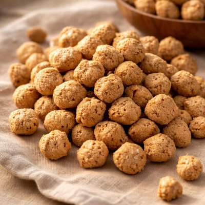 Uncooked soya chunks