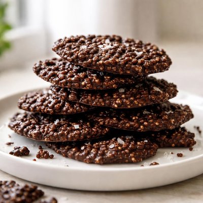 Undercover dark chocolate sea salt quinoa crisp