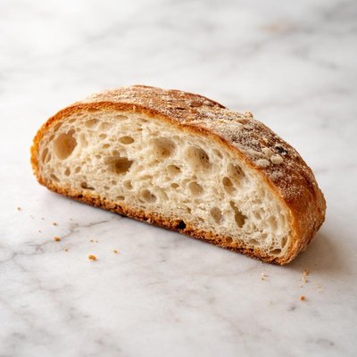 Une demi tranche de pain