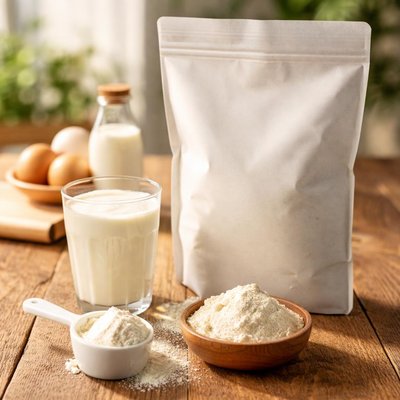 Unflavoured whey protein powder