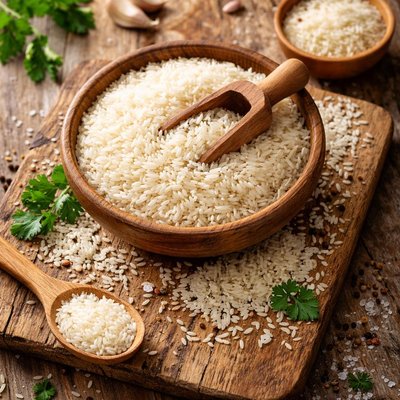 Ungekochter reis