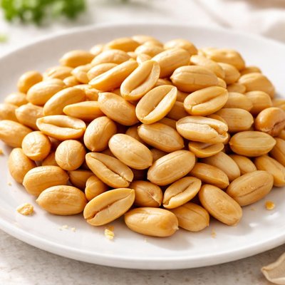 Unsalted peanuts