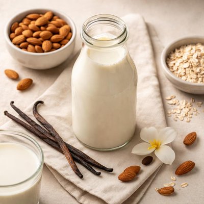 Unsweet vanilla almond milk