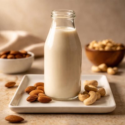 Unsweetened almond cashew milk