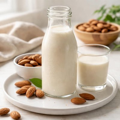 Unsweetened almond milk