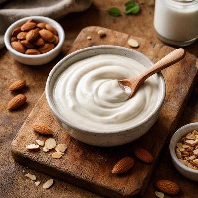 Unsweetened almond yogurt