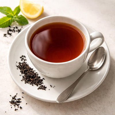 Unsweetened black tea