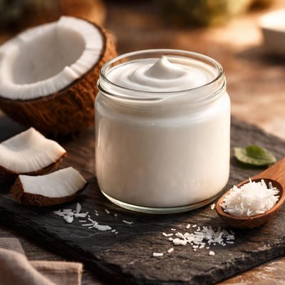 Unsweetened coconut yoghurt