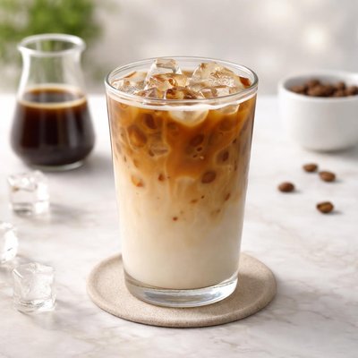 Unsweetened coffee latte