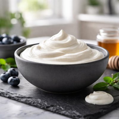 Unsweetened greek yoghurt