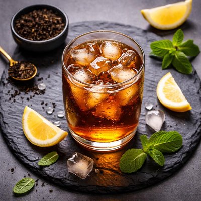 Unsweetened iced black tea