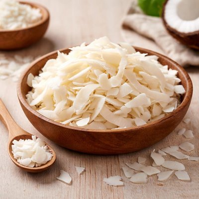 Unsweetened organic coconut flakes