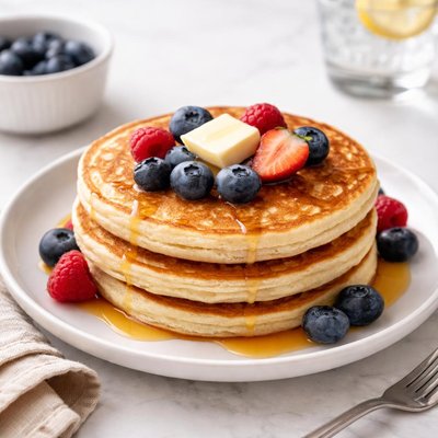Unsweetened pancakes