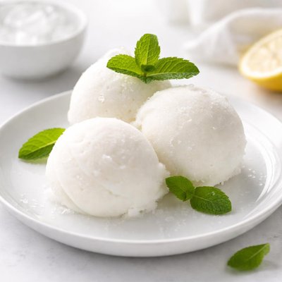 Unsweetened sorbet