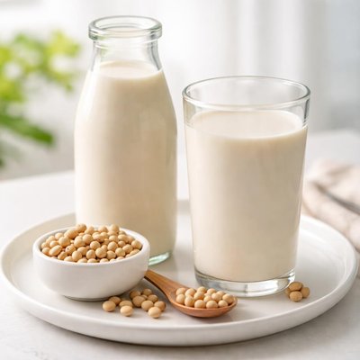 Unsweetened soya milk