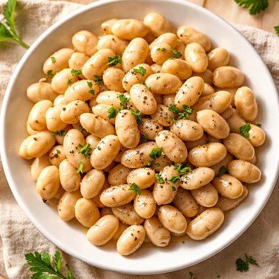 Unsweetened white beans