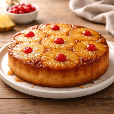 Upside-down cake