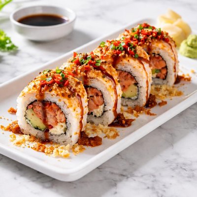 Uramaki hells roll