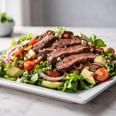 Urban cafe keto stake salad