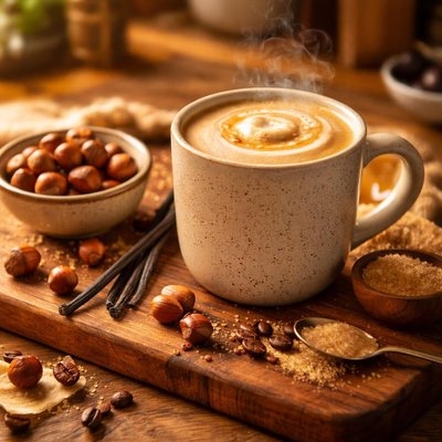 Vanhoutte hazelnut vanilla coffee