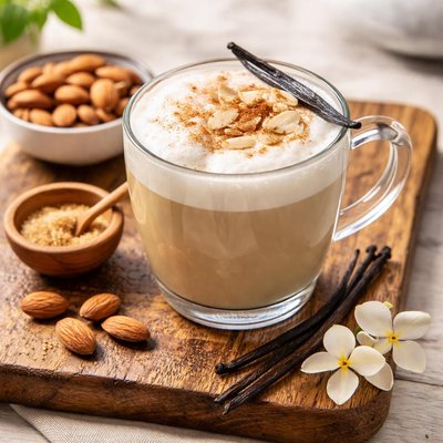 Vanilla almond cappuchino