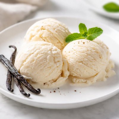 Vanilla bean ice cream