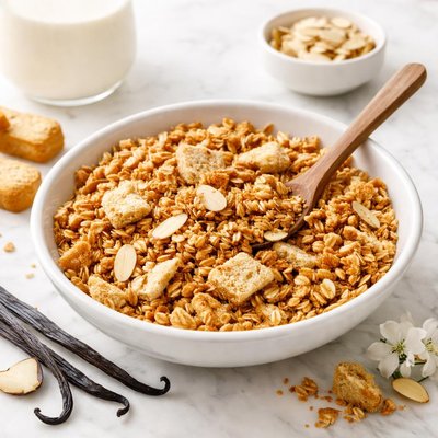 Vanilla biscotti granola