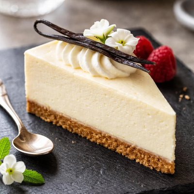 Vanilla cheesecake